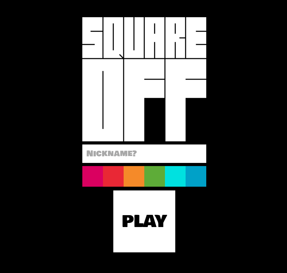 Square Off title screen