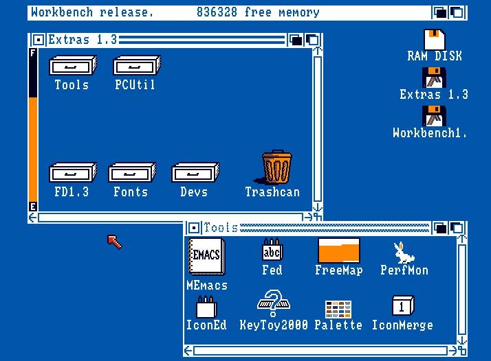 Amiga Workbench screenshot