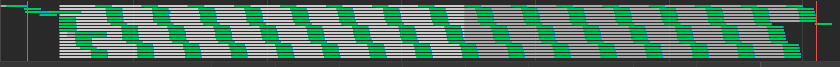 Very cluttered visualization of HTTP/1.1 requests for 291 icons.